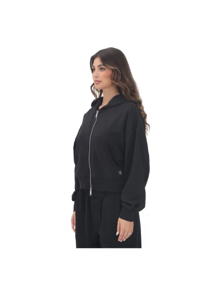 Krótka bluza Calvin Klein Jeans czarna