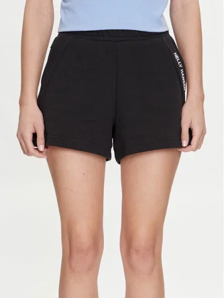 Helly Hansen Спортивні шорти W Core Sweat Shorts чорний