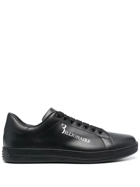 Sneakerși Billionaire cu imagine negru