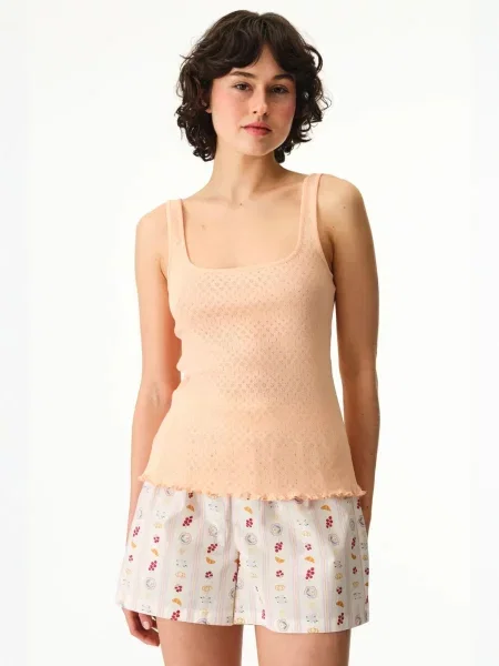 Penti Pyžamo Pyjama-Sets pastelově oranžová