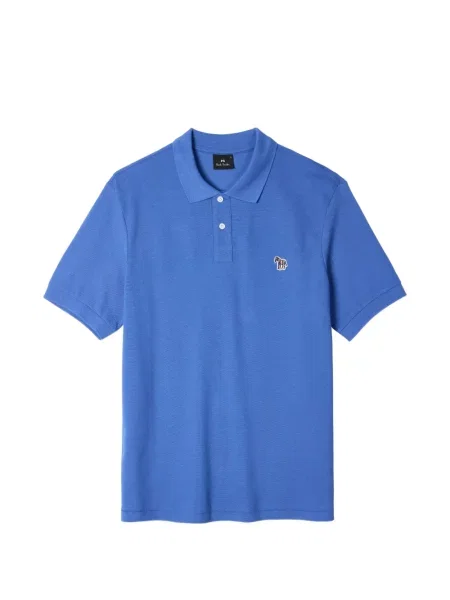 Tricou polo Ps Paul Smith cu model zebră albastru