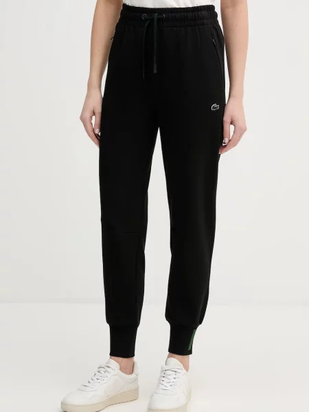 Spodnie dresowe Lacoste czarne