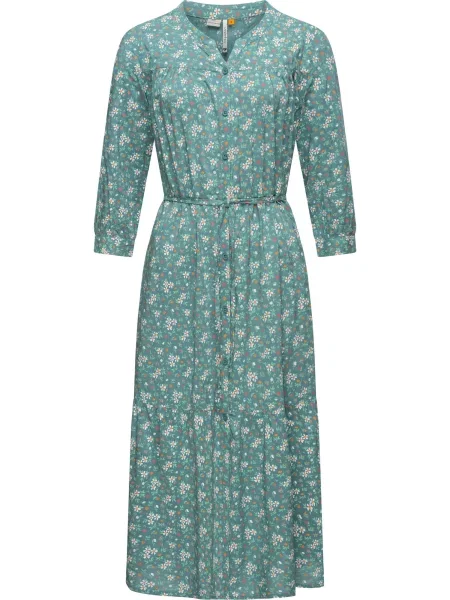 Ragwear Rochie tip bluză Meve verde / portocaliu / roz alb
