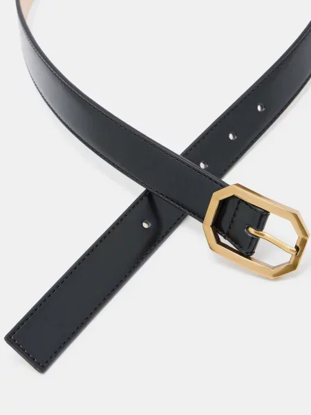 Ремень Emporio Armani с ремешками черный