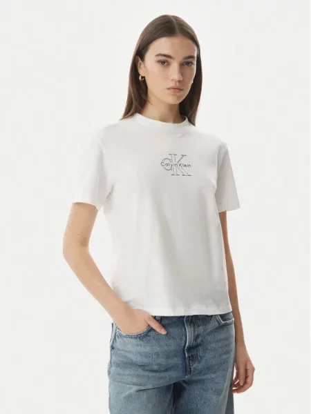 Calvin Klein Jeans Póló fehér