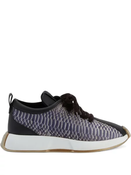 Sneakerși Giuseppe Zanotti cu imagine negru