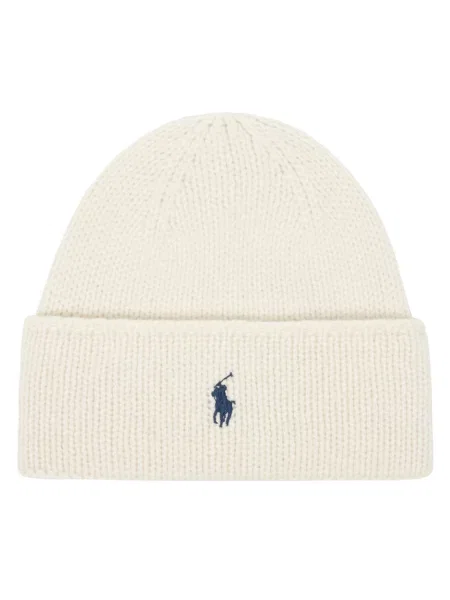 Polo Ralph Lauren czapka wełniana biała