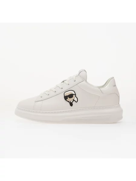 Sneakers Karl Lagerfeld Jeans Kapri Karl Nft Lo Lace White Lthr/ Mono EUR 41 λευκό