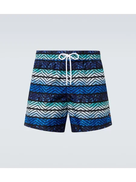 Slip de baie Missoni cu imagine albastru