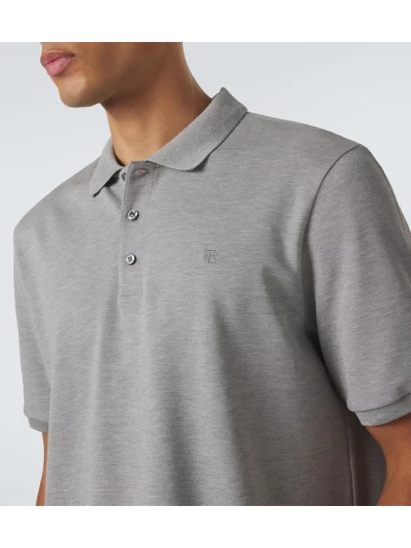 Polokošeľa Ralph Lauren Purple Label sivá