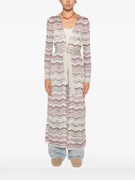 Cu centură cardigan Missoni tricotate