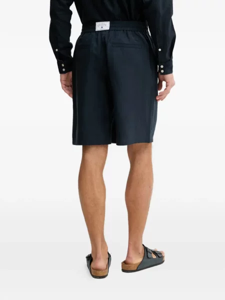 Pantaloni scurți Guess cu cordon albastru