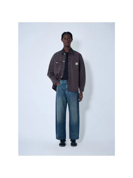 Jeansy Carhartt Wip niebieskie