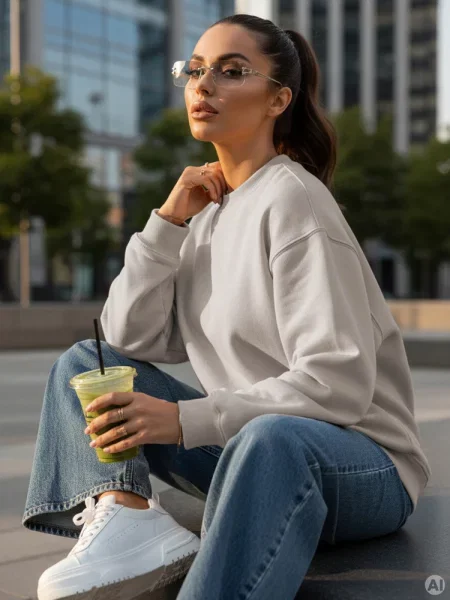 Bluza SWAN Dstreet beżowa