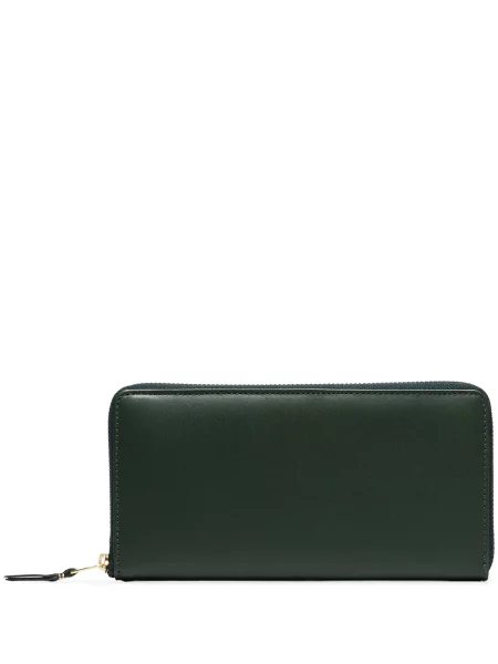 Portofel Comme Des Garçons Wallet din piele verde