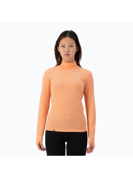Termo tričko longsleeve Mons Royale Cascade Merino Base Layer punch oranžové