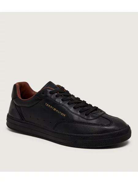 Tommy Hilfiger Teniși din piele negru