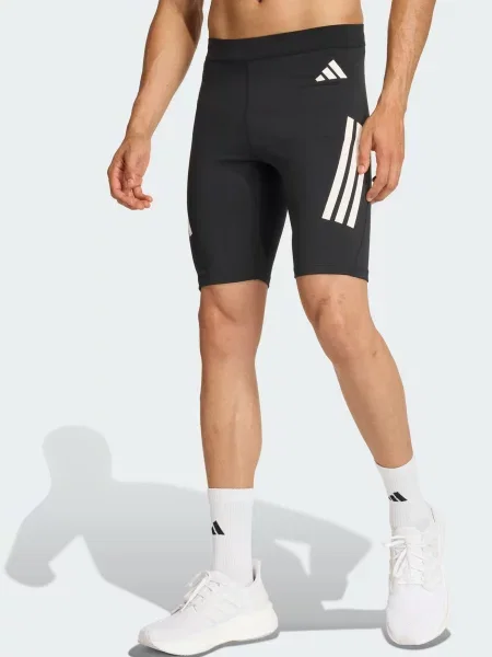 ADIDAS PERFORMANCE Športne hlače Iconic črna bela