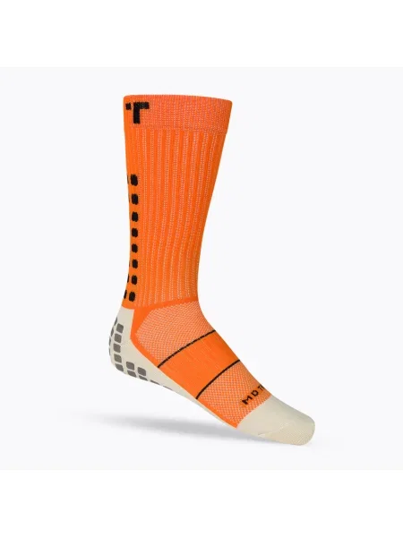 TRUsox Тънки футболни чорапи за средата на прасеца оранжеви