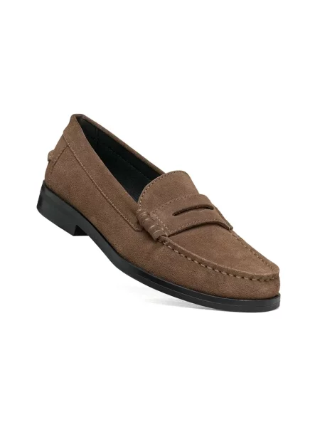 Geox loafersy zamszowe D NOEMEN brązowe