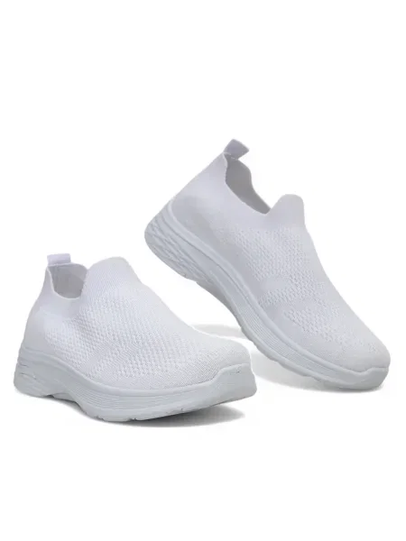 Teniși Resti slip-on alb
