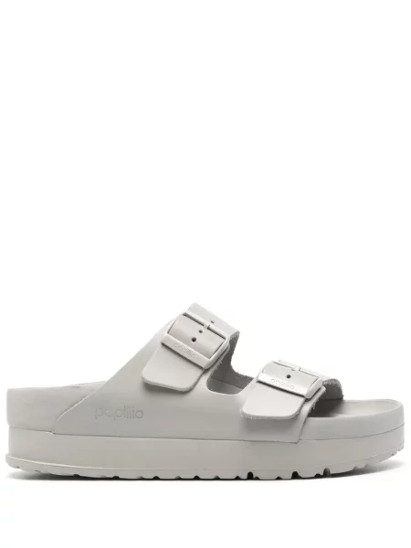 Sandale Birkenstock cu platformă gri