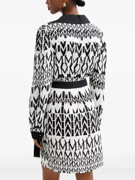 Rochie mini Marciano cu imagine de costum alb