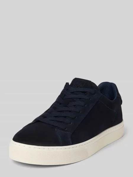 Sneakersy niskie z naturalnej skóry bydlęcej Marc O'polo granatowe