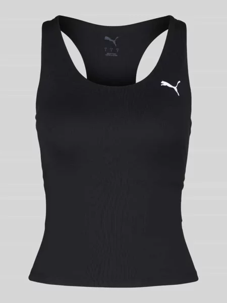 Top sportowy Puma Performance z nadrukiem czarny