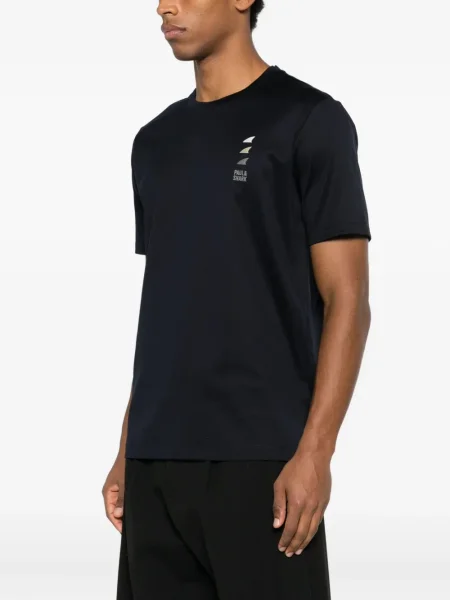 Tricou Paul & Shark cu imagine albastru