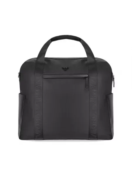 Torba Emporio Armani z logo czarna