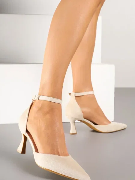 Pantofi cu Ezrival bej