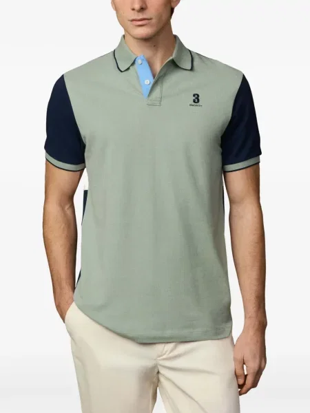 Tricou polo Hackett London verde
