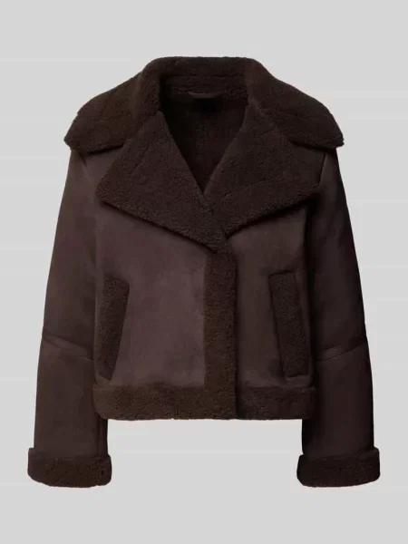 Kurtka o kroju regular fit z imitacji skóry z podszewką z futerka model ‘HARPER’ Vero Moda