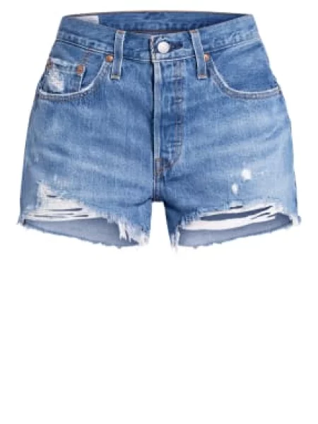 Levi's® Džínové Šortky 81 med indigo worn in