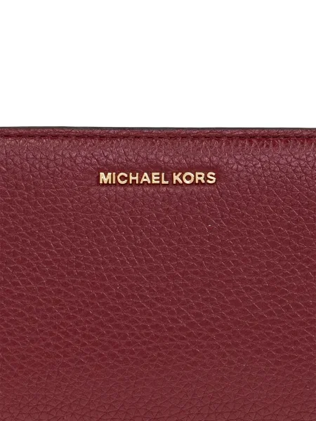Portofel Michael Michael Kors cu imprimeu geometric roșu