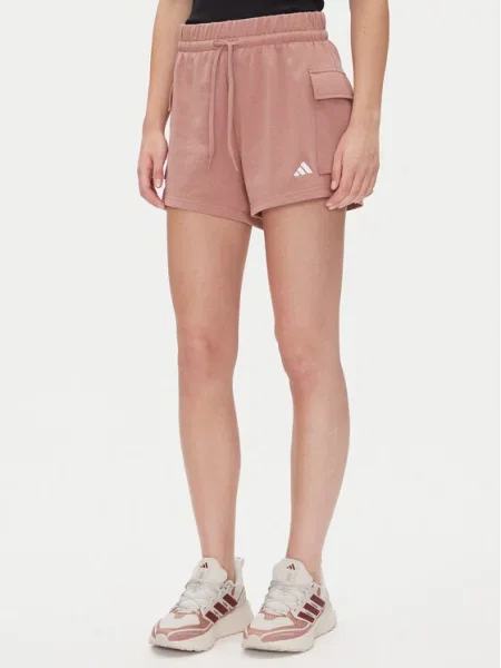 Adidas Спортивні шорти Essentials Small Logo рожевий
