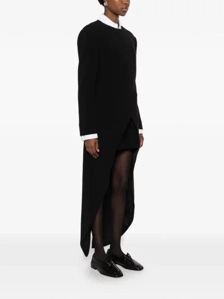 Salopetă Emporio Armani cu două rânduri de nasturi negru