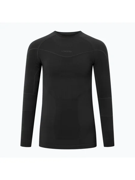 Tricou termic cu mânecă lungă pentru bărbați Viking Gary black negru