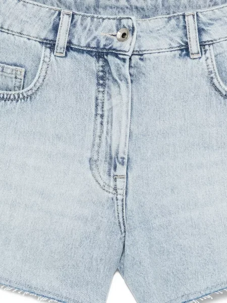 Pantaloni scurți Patrizia Pepe albastru