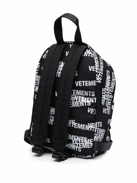 Rucsac Vetements cu imagine negru