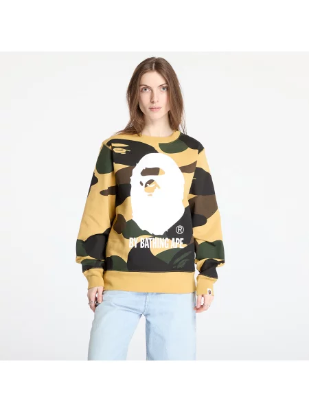 Суичър без качулка A Bathing Ape® жълто