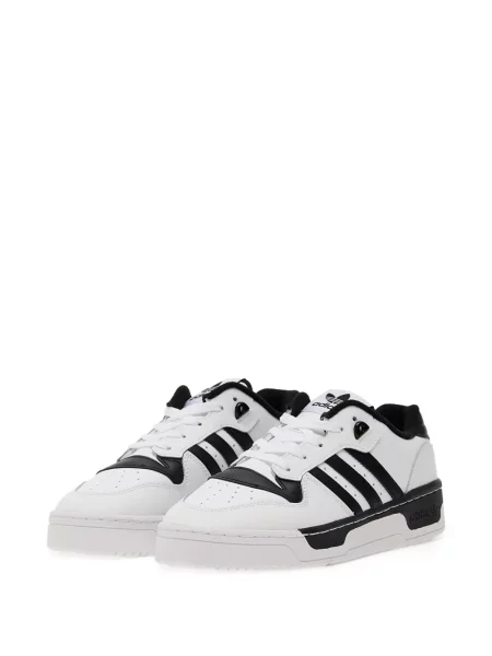 Papuci de casă Adidas cu dungi plasă roșu