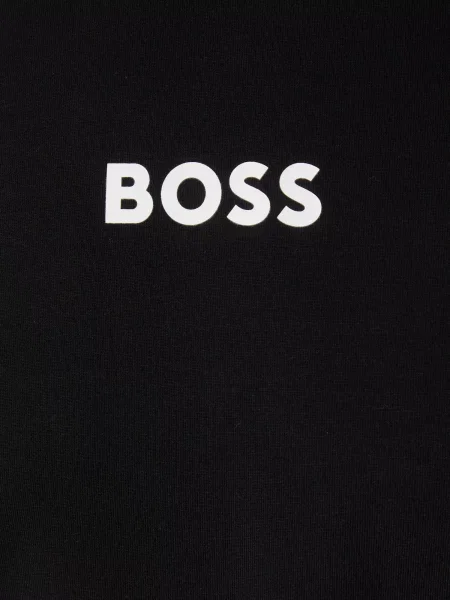 BOSS Krátke pyžamo Easy kaki / olivová čierna