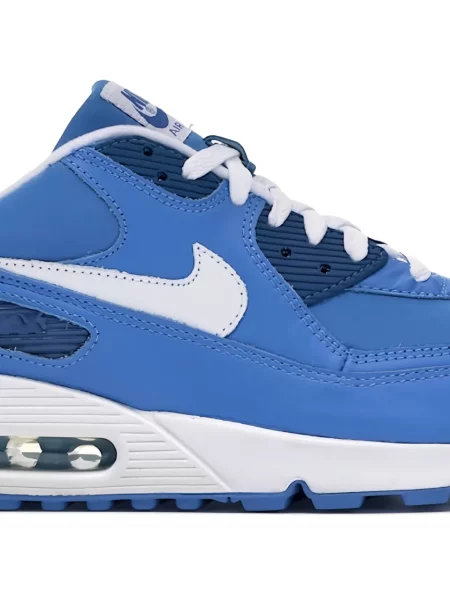 Sneakerși Nike Air Max 90 cu șireturi din dantelă albastru