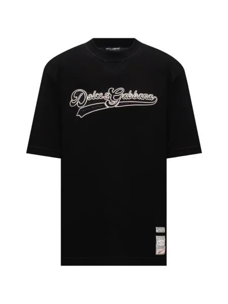 Tricou Dolce & Gabbana cu broderie negru