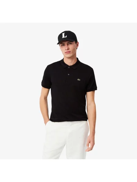 Поло Lacoste черное