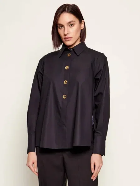 Karl Lagerfeld Cămașă Karl Letters | negru