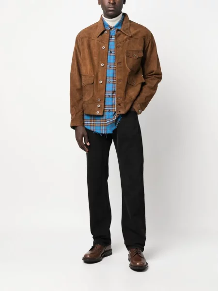 Zomšinis striukė Ralph Lauren Rrl ruda