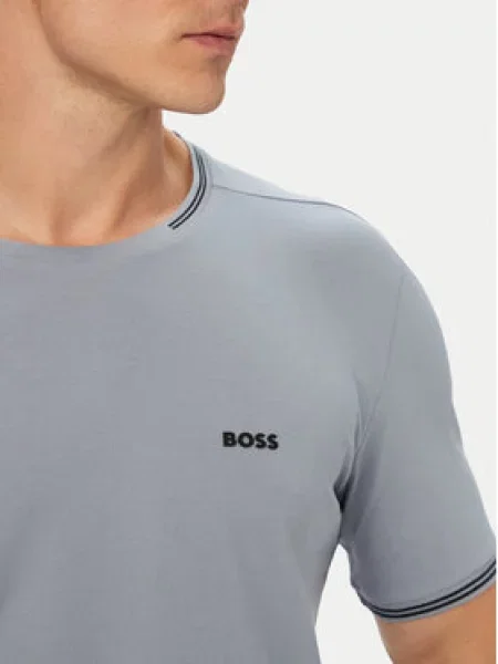 BOSS Tričko Taul / černá šedá